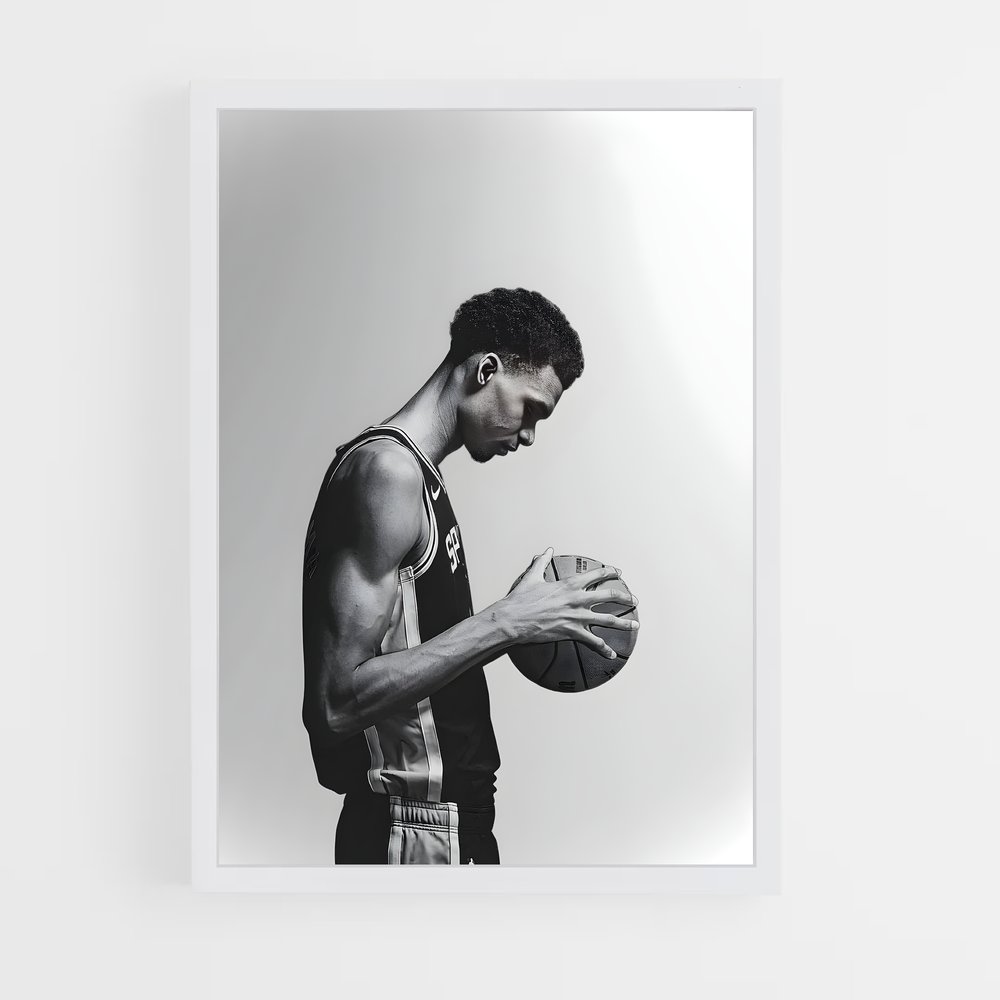 Poster Victor de wembanyama montante – affiche Basketball (vue 3)